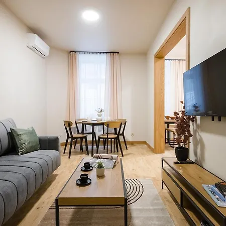 Апартаменты D21 Cozy Old Town Kazimierz 50m2 Краков